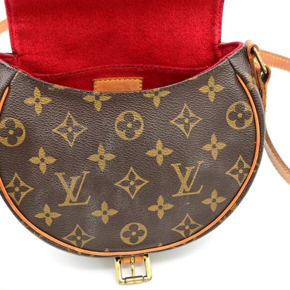 LOUIS VUITTON LV Tambourine Shoulder Bag Monogram Leather Brown M51179 18YE559 - Picture 15 of 15